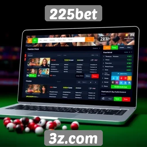 Interface do usuário do 225bet e sua navegação